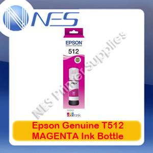 Epson Genuine T512 MAGENTA Ink Bottle for Expression Premium ET-7700/ET-7750 [T00H392]